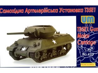 UM Unimodels maquettes militaire 473 T35E1 Canon automoteur 1/72