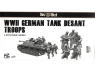DAS WERK maquette personnage DF016 WW2 German Tank Desant Troops 1/16