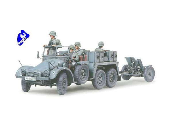tamiya maquette militaire 35259 Krupp Towing Truck w/37mm Pak 1/