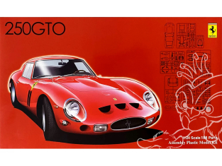 Fujimi maquette voiture 123547 Ferrari 250 GTO Special Edition avec photodécoupe 1/24