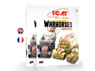 Ak Interactive livre AK130011 ICM COMMENT PEINDRE ET MÉTÉO DES CAMIONS DE LA Seconde Guerre Mondiale English