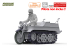 Freedom maquette militaire 16004 Kettenkraftrad Typ HK 101 Sd.Kfz.2 catpuré par l&#039;U.S. Army 1/16