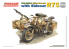 Freedom maquette militaire 16005SP Bmw R75 avec Sidecar WWII avec figurine pilote 1/16