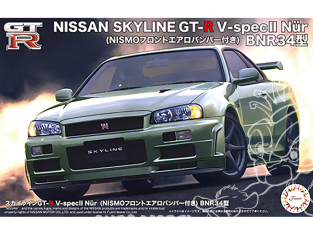 Fujimi maquette voiture 46662 Nissan Skyline GT-R V-Spec II Nür Nismo BNR34 1/24