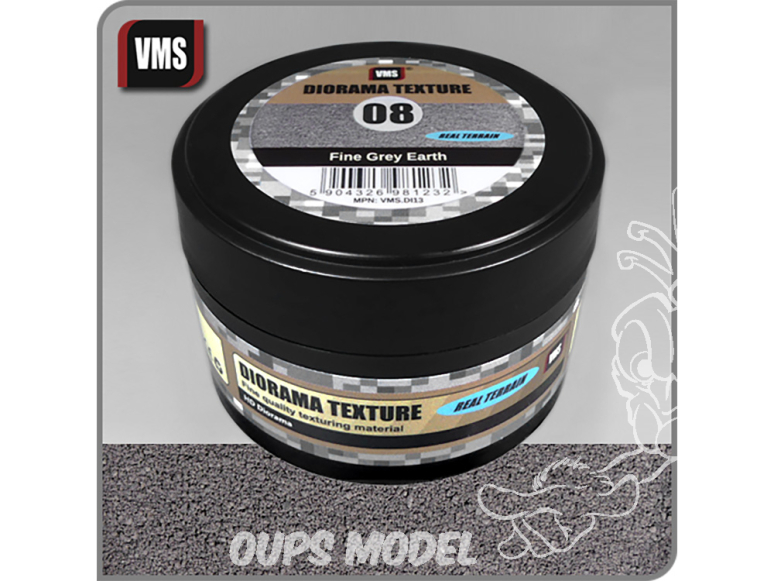 VMS DI13 Diorama Texture 08 Terre grise fine - Fine Grey Earth 100ml