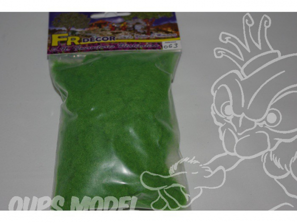 Fr Décor 063 Matériaux de flocage POIL 3mm vert clair