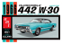 AMT maquette voiture 1432 1966 Oldsmobile 442 W-30 à toit rigide 1/25