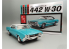 AMT maquette voiture 1432 1966 Oldsmobile 442 W-30 à toit rigide 1/25