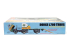 AMT maquette camion 1368 Camion Dodge L700 1966 avec remorque de course à plateau 1/25