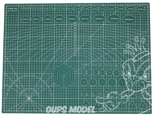 Oups arrivage CUTMAT Tapis de découpe A2 multicouche vert 600x450mm