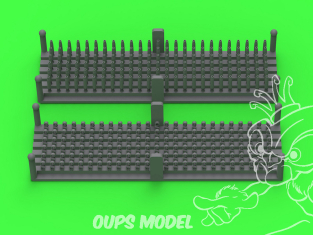 Master Model GM-35-066 Liens ceinture de munitions & cartouches vides pour Browning M2 .50 cal 1/35
