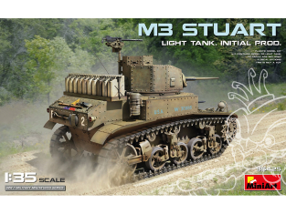 Mini Art maquette militaire 35425 PRODUCTION INITIALE DU M3 STUART 1/35