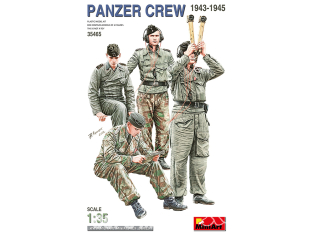 Mini Art maquette militaire 35465 ÉQUIPAGE PANZER 1943-1945 1/35