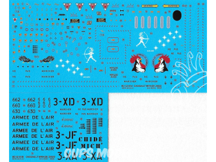 DECALQUES BERNA DECALS BD32-85 Dassault Mirage 2000D Part3 1/32