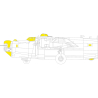 Eduard Express Mask EX1042 B-24J TFace Hobby Boss 1/48