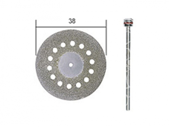 Proxxon outillage 28846 Disque diamant a tronconner avec trous d aeration 38mm