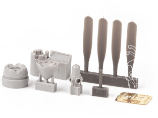 Eduard kit d'amelioration avion brassin 6481007 Hélice uncuffed Hamilton standard P-51B/C Eduard 1/48