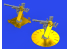 Eduard kit d&#039;amelioration brassin Print 653019 IJN Type 96 25mm AA Gun (simple) 1/350