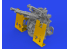 Eduard kit d&#039;amelioration brassin Print 653020 IJN Type 96 25mm AA Gun (double) 1/350