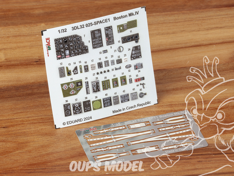 Eduard Space décalques 3D 3DL32025 Boston Hk Models 1/32