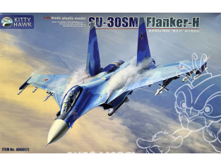 Kitty Hawk maquette avion 80171 Sukhoï Su-30SM Flanker-H 1/48