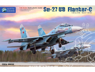 Kitty Hawk maquette avion 80168 Soukhoï Su-27UB Flanker-C 1/48