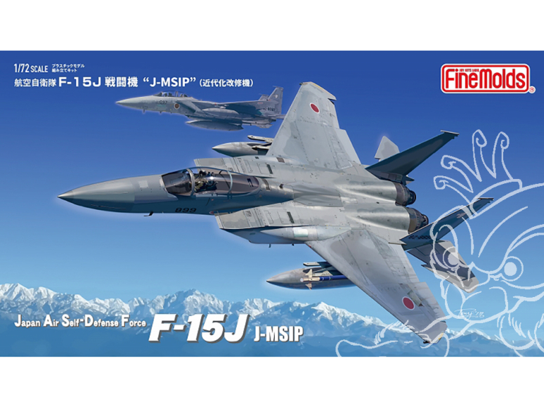 Fine Molds avion FP51 Avion de combat F-15J de la Force aérienne d'autodéfense J-MSIP 1/72