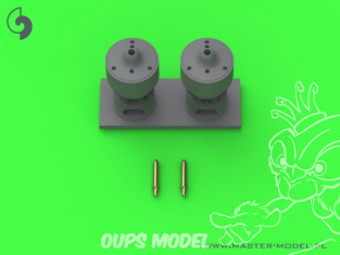 Master Model AM-32-128 F/A-18E/F & EA-18G - Sondes angle d'attaque Early type 1/32