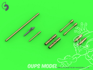 Master Model AM-48-169 F4F-3 Wildcat Late - .50 cal Bronwings avec trous ronds et tube pitot 1/48