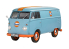 Revell maquette voiture 67726 Model Set VW T1 panel van (livrée Gulf) Maquette Revell avec accessoires de base 1/24