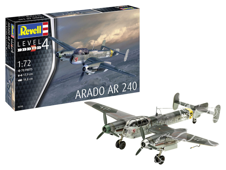 Revell maquette avion 03798 Arado Ar 240 1/72