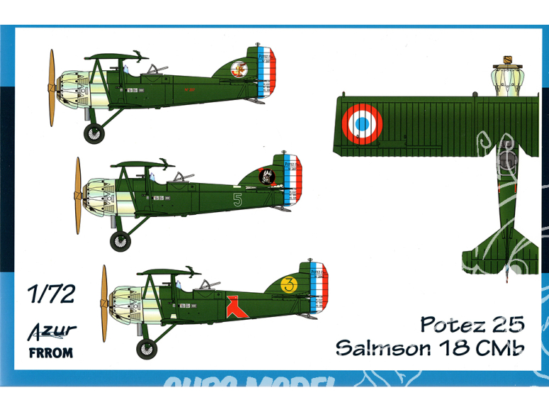 Frrom maquettes avions 0054 Potez 25 Salmson 18 CMb 1/72