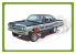 AMT maquette voiture 1302 CHEVY CHEVELLE AWB “TIME MACHINE” 1965 1/25