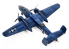 Academy maquette avion 12334 USMC PBJ-1D (B-25 Mitchell) 1/48