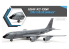 Academy maquettes avion 12638 USAF KC-135R Stratotanker 1/144