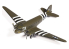 Academy maquettes avion 12633 USAAF C-47 Skytrain 1/144