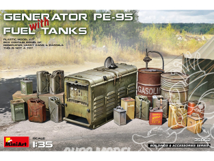 Mini Art maquette militaire 35662 GÉNÉRATEUR PE-95 AVEC RÉSERVOIRS DE CARBURANT 1/35