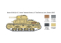 Italeri maquette militaire 25768 Chars et véhicules automoteurs italiens 1/56 28mm