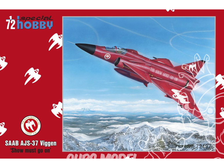 Special Hobby maquette avion 72497 AJ-37 Viggen ‘Show Must Go On’ 1/72
