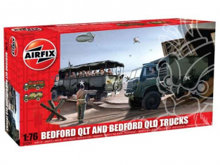 Airfix maquette militaire 03306 Bedford QLT et Bedford QLD Trucks 1/76