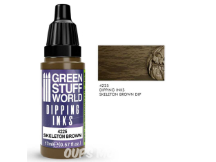 Green Stuff 4225 Dipping ink 17 ml Skeleton Brown Dip