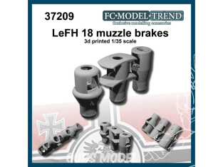 FC MODEL TREND accessoire résine 37209 LeFH 18 Freins de bouche 1/35