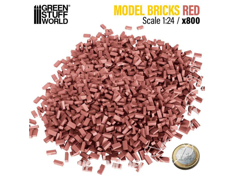 Green Stuff 12639 Briques - Rouge x800 1:24