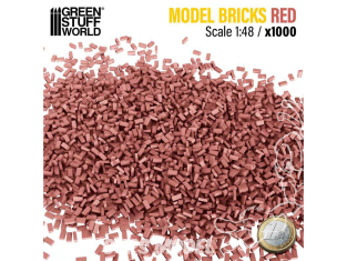 Green Stuff 9208 Briques - Rouge x1000 1:48