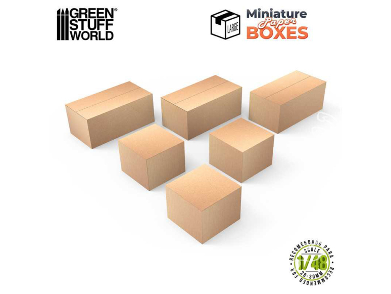 Green Stuff 12477 Boîtes miniatures - Grandes 1/48