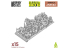 Green Stuff 12668 Set imprimé en 3D - Serpents 1/48