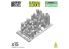 Green Stuff 11615 Set imprimé en 3D - Cactus Saguaro 1/48