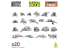 Green Stuff 12294 Set imprimé en 3D - Grenouilles et Crapauds 1/48