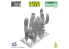 Green Stuff 12669 Set imprimé en 3D - Cactus Saguaro XL 1/48