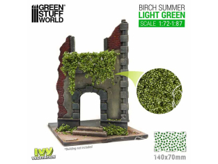 Green Stuff 4649 Feuillage lierre miniature - Bouleau vert clair - Petit 1/72